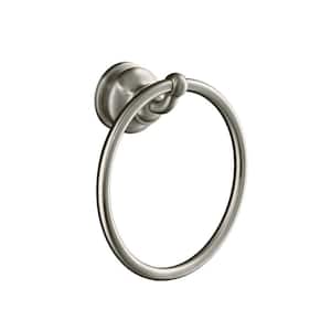 Fairfax Towel Ring in Vibrant Brushed Nickel