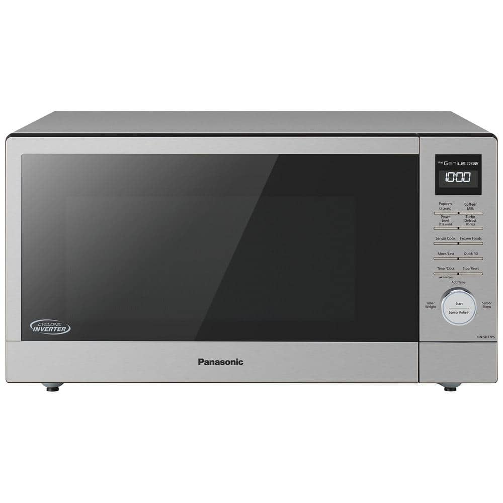 Panasonic 21.85-in 1.6 cu. ft. Electric Countertop Microwave Oven in ...