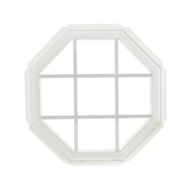 vinyl octagon windows with screen vinyl octagon windows with screen