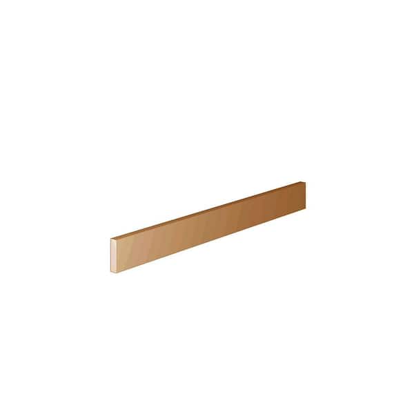 Amherst Shaker 6 in. W x 30 in. H x 0.75 in. D in Walnut Filler in Assembled Wall Cabinet