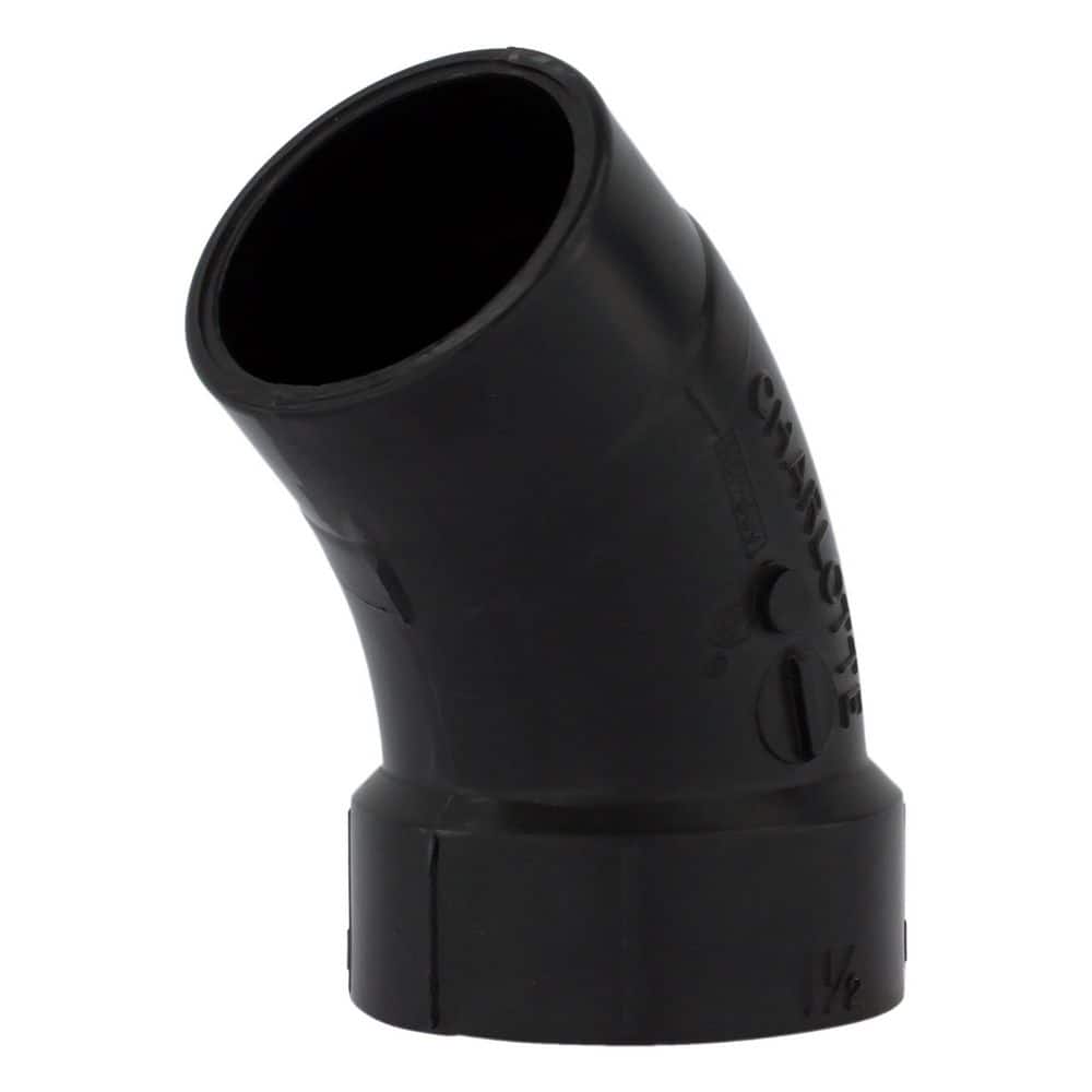 1-1/2 in. ABS DWV 45-Degree Hub x Spigot Street Elbow Fitting price history on PriceWatchPro