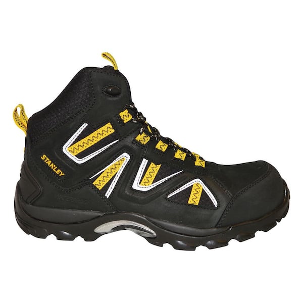 Stanley Men's Trench Waterproof 6'' Work Boots - Composite Toe - Black Size 10(M)