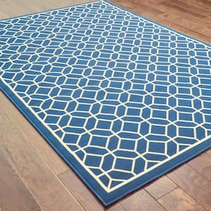 Sand Navy 5 ft. x 8 ft. Area Rug