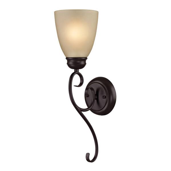 Titan Lighting Chatham 1-Light Oiled Rubbed Bronze Sconce