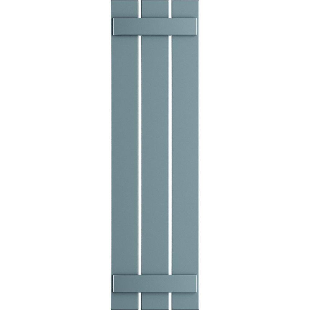 17-1/8 in. x 49 in. True Fit PVC Three Board Spaced Board and Batten Shutters, Peaceful Blue (Per Pair) price history on PriceWatchPro
