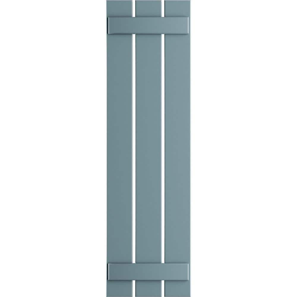 17-1/8 in. x 65 in. True Fit PVC Three Board Spaced Board and Batten Shutters, Peaceful Blue (Per Pair) price history on PriceWatchPro