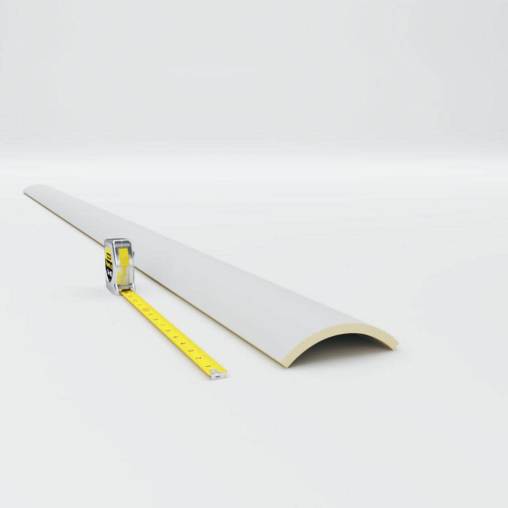 Primed White Polyurethane Geometric Crown Moulding Sample