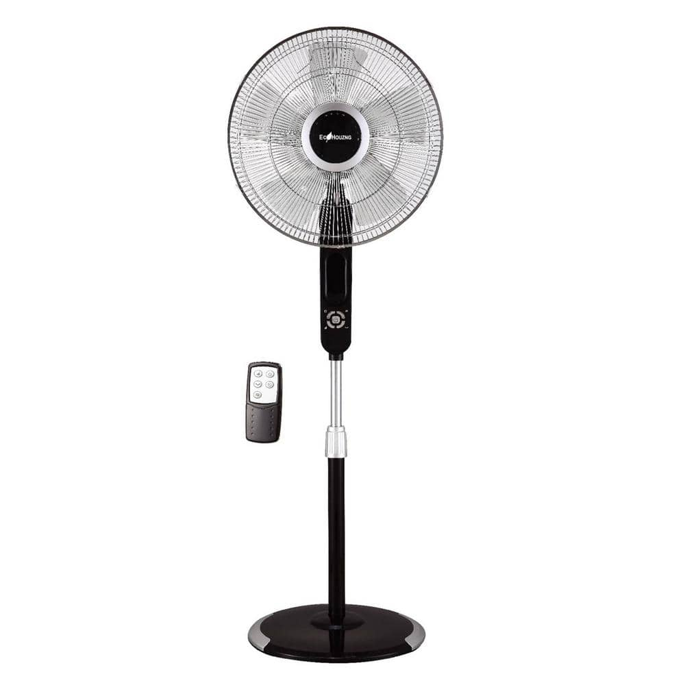 Ecohouzng 16 In Digital Oscillating Stand Fan Ct4003l The Home Depot