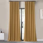 Chesapeake Gold Performance Woven Blackout Curtain Pair - 50 in. W x 84 in. L (2 Panels)