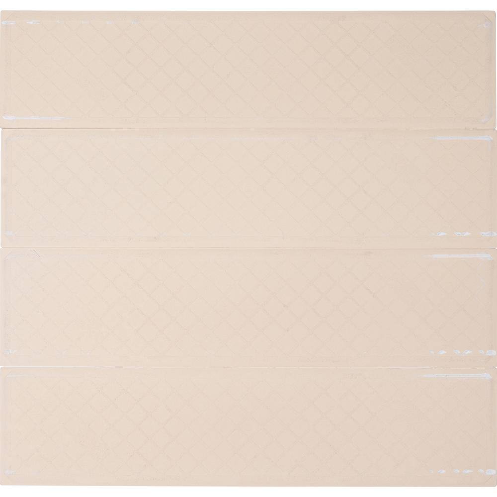 Perfecto-Mirabella 4" x 16" Glossy Blue Ceramic Subway Tile