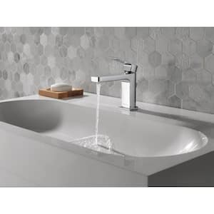 Xander Single Hole Single-Handle Bathroom Faucet in Chrome