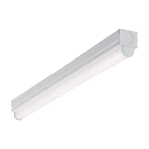 2 ft. 1-Light Linear White Integrated LED Ceiling Strip Light with 1050 Lumens, 4000K