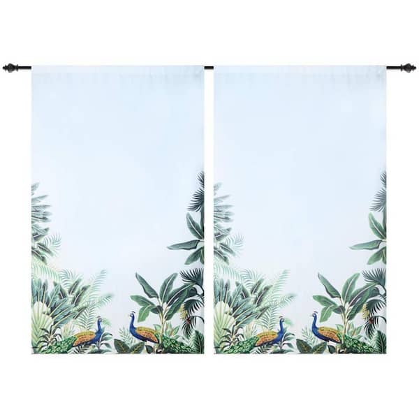 Pro Space 50 X 84 Outdoor Curtains, Palm Tree Curtain Panels