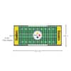 : FANMATS 23134 Pittsburgh Steelers Ticket Design Runner Rug -  30in. x 72in. | Sports Fan Area Rug, Home Decor Rug and Tailgating Mat :