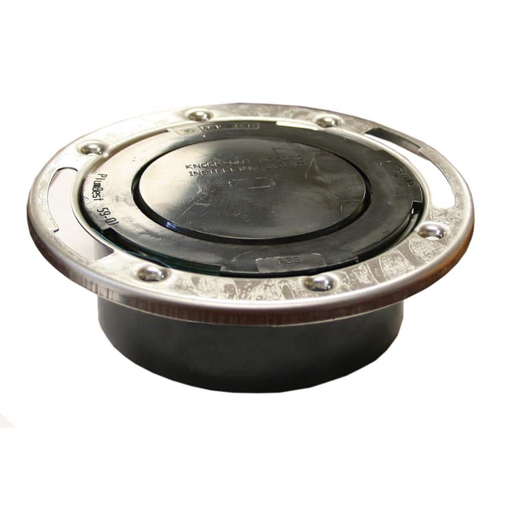 7 in. O.D. Plumbfit ABS Closet (Toilet) Flange with Stainless Steel Ring and Knockout, Fits Over 4 in. Sch. 40 DWV Pipe price history on PriceWatchPro
