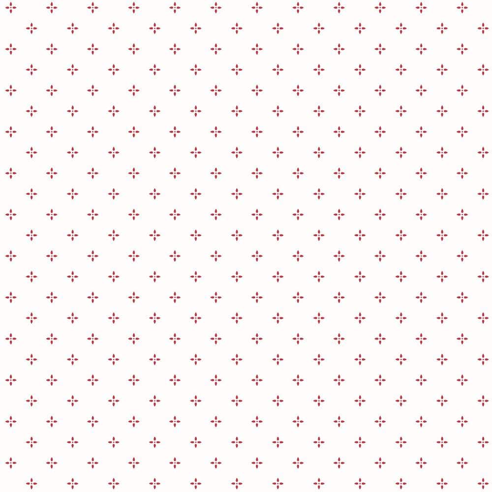 Kitchen Recipes Small Motif Vinyl Wallpaper in Red