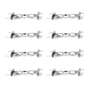 1-9/16 in. H Steel 400 lb. Load Capacity Utility Cabinet Furniture Anchors Anti Tip Furniture Wall Straps (8-Pack)