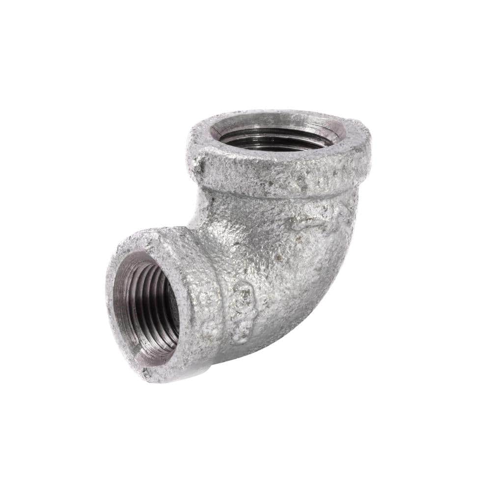 1/2 in. x 3/8 in. Galvanized Malleable Iron 90 Degree FPT x FPT Reducing Elbow Fitting price history on PriceWatchPro