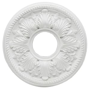 Bellezza 14 in. White Ceiling Medallion
