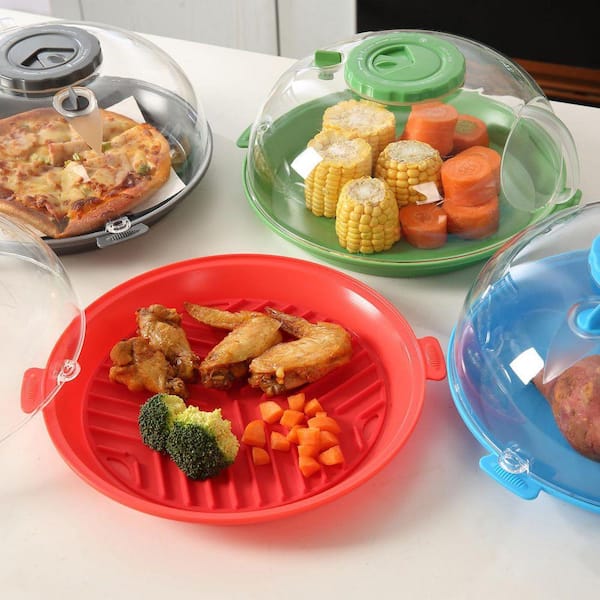 Polyethylene Microwave Splatter Cover Lid 1 Piece High Transparent