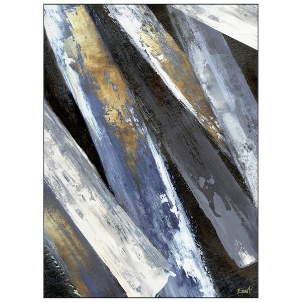 Empire Art Direct Multi-Colored 8 ft. x 10 ft. Intricate Mikado Washable Abstract Art Area Rug