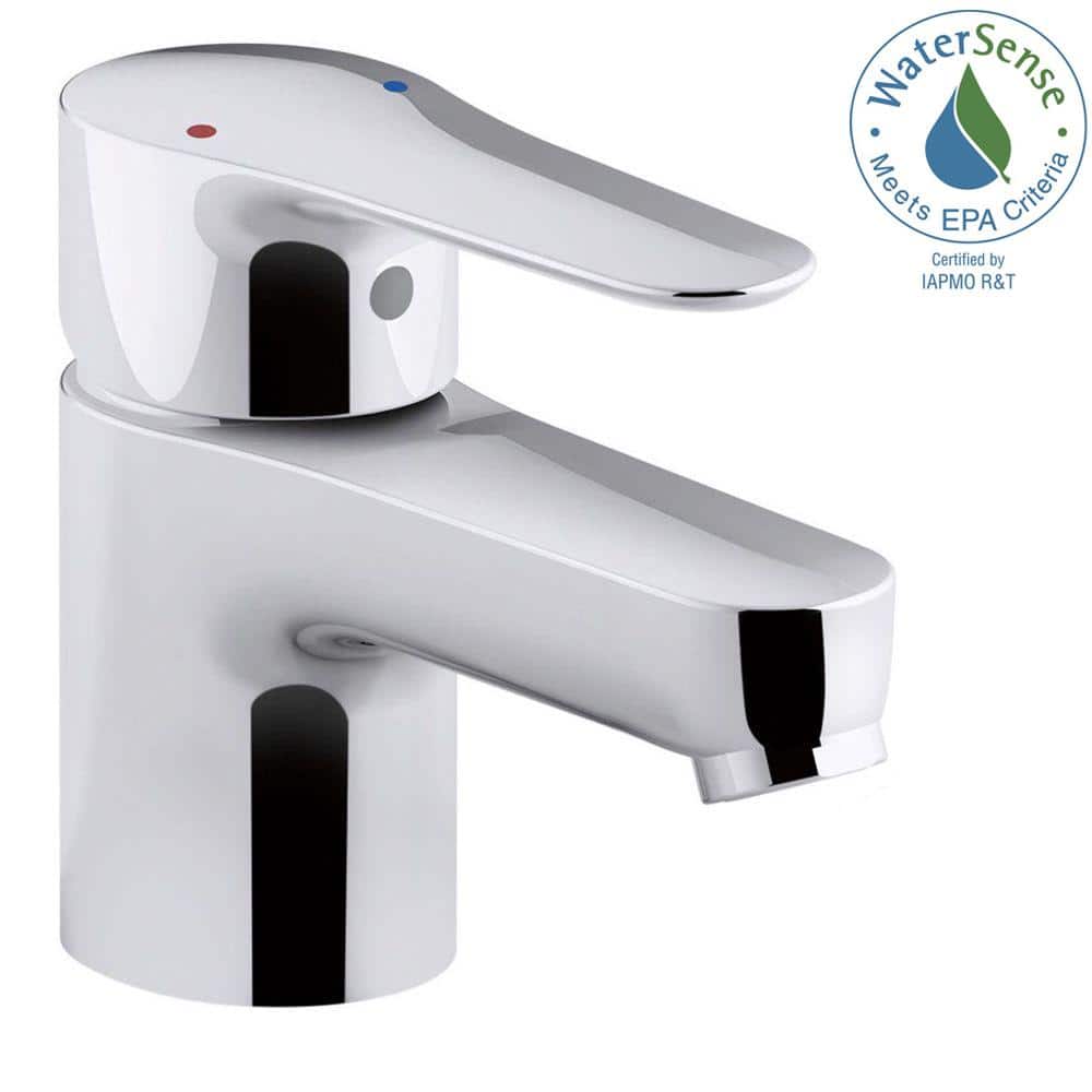 Polished Chrome Single Handle Bathroom Faucet