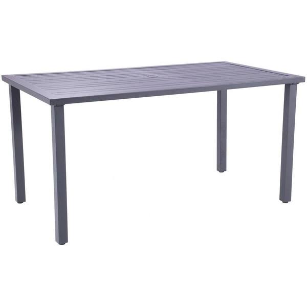 Crawford & Burke Nusa 33 x 62 in. Rectangle Slat Top Outdoor Dining Table