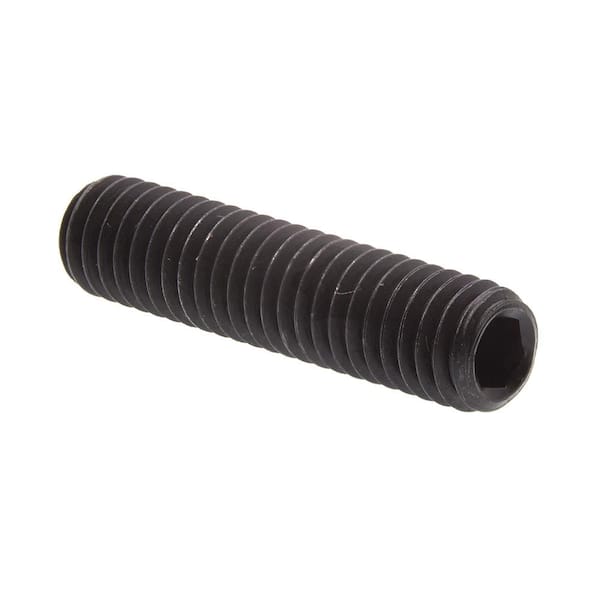 Prime-Line M6-1.0 x 25 mm Metric Black Oxide Coated Steel Set Screws (10-Pack)