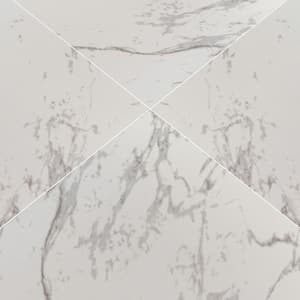 Carrara 24 in. x 24 in. Matte Porcelain Floor and Wall Tile (16 sq. ft./Case)