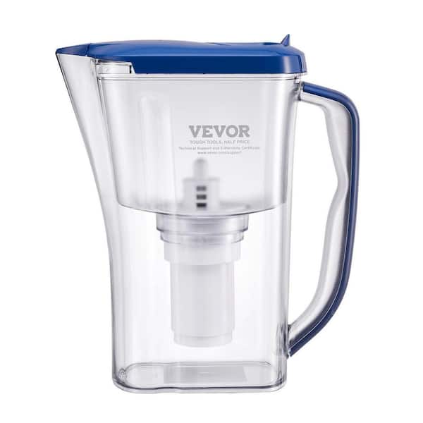 9 Cup Water Filter Pitcher with 5 Stage Filtration and Change Indicator