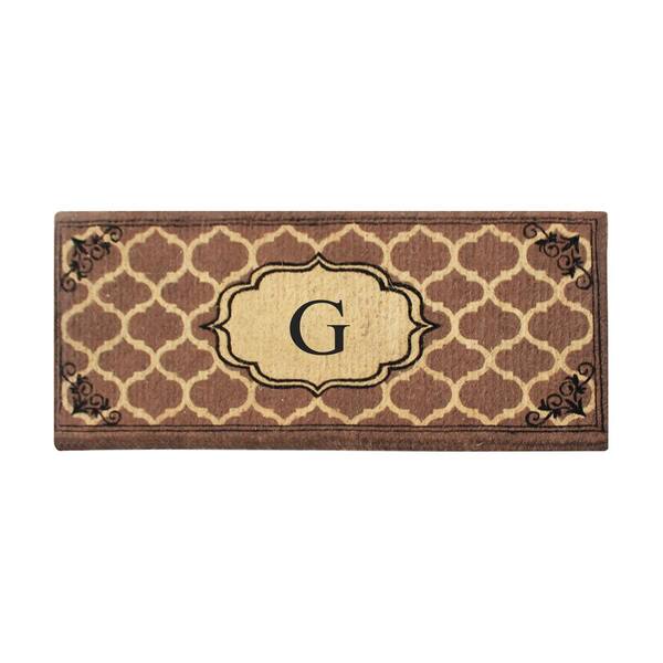 Bronze Finish A1HC Paisley Border Doormat Rubber Pin Doormat,18 W x 30 L Bronze Finish A1HC Paisley Border Doormat Rubber Pin Doormat,18 W x 30 L