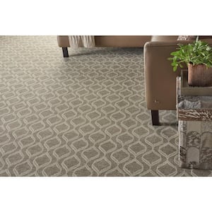 Sublittoral - Thatch - Brown 13.2 ft. 32.44 oz. Nylon Pattern Installed Carpet