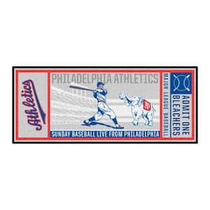 : Fanmats 23130 New York Giants Ticket Design Runner Rug - 30in.  x 72in. | Sports Fan Area Rug, Home Decor Rug and Tailgating Mat : Sports