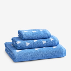 Company Kids Hearts Yarn-Dyed Cotton Towel