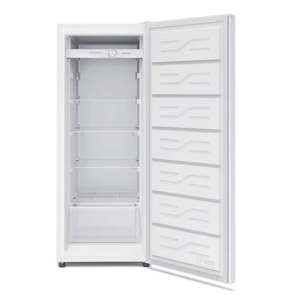 ホワイト 冷凍庫 Hamilton Beach 6.8 cu. ft Manual Defrost Upright Convertible