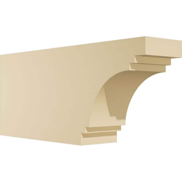 Ekena Millwork Standard Pescadero 5 in. W x 10 in. H x 24 in. D Signature Urethane Rafter Tail Outlooker