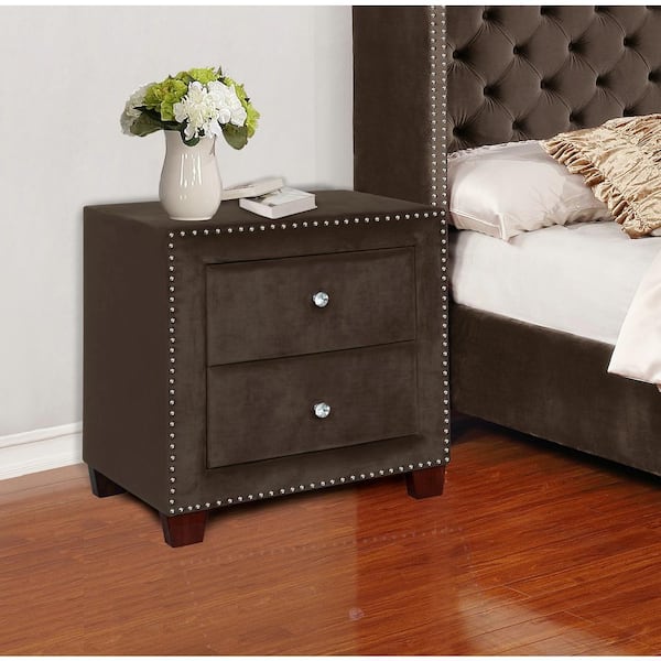 aliyah 2 drawer nightstand