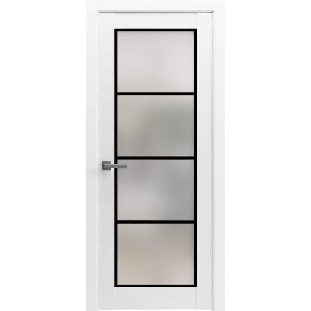 32 in. x 96 in. 1 Panel White Finished MDF Sliding Door with Hardware price history on PriceWatchPro