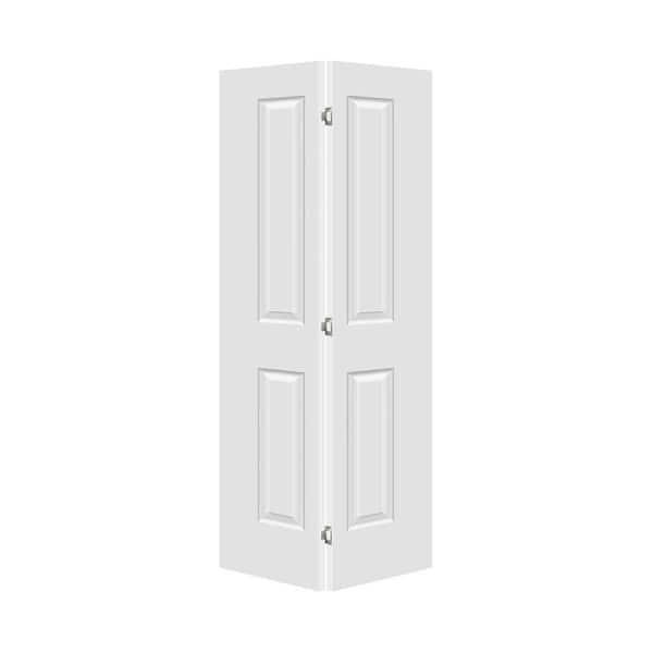 VESEV 30 in. x 80 in. Paneled Manufactured Wood White Primed, 2