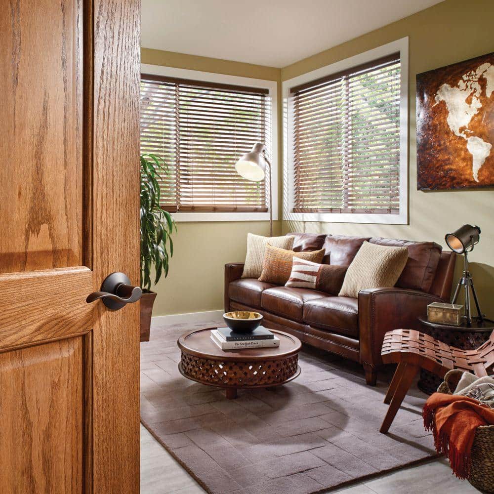 Matte Black Classic Passage Lever Door Handle