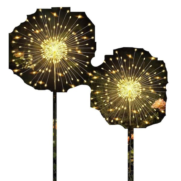 Garden Outdoor Decor Lights 120LED Solar Garden Lights (Warm White) 2Pack