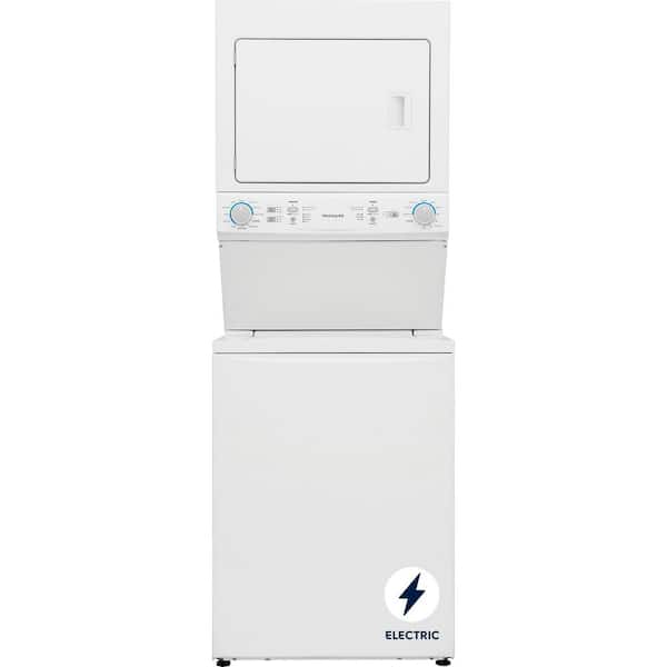 3.9 cu. ft. Washer and 5.5 cu. ft. Dryer Electric Long Vent Stacked Laundry Center in White
