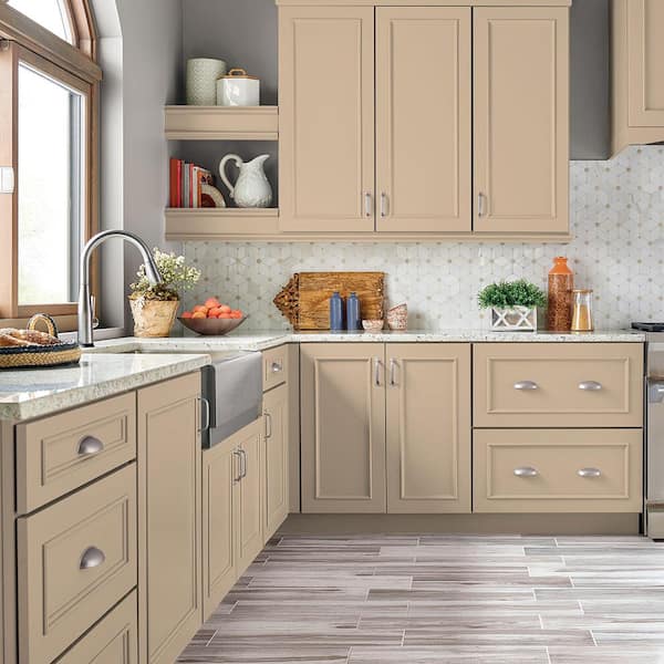 1 gal. #MQ2-08 Irish Cream Semi-Gloss Enamel Interior/Exterior Cabinet, Door & Trim Paint