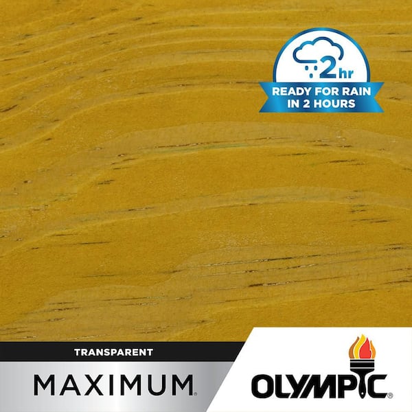 Maximum 1 gal. H1y Gold Transparent Exterior Stain and Sealer in 1-Low VOC
