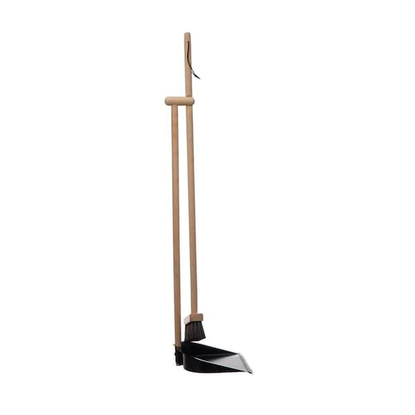 Beech Wood Broom & Metal Dustpan