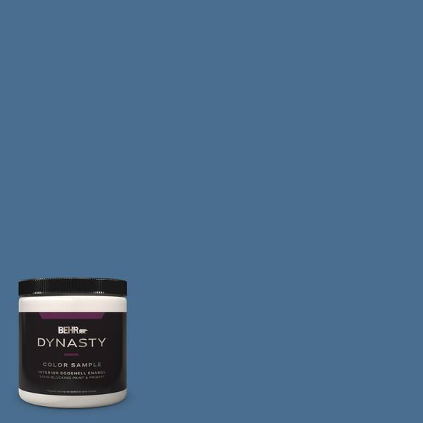 BEHR DYNASTY 8 oz. #M510-5 Sailors Bay One-Coat Hide Eggshell Enamel Stain-Blocking Interior Paint & Primer Sample