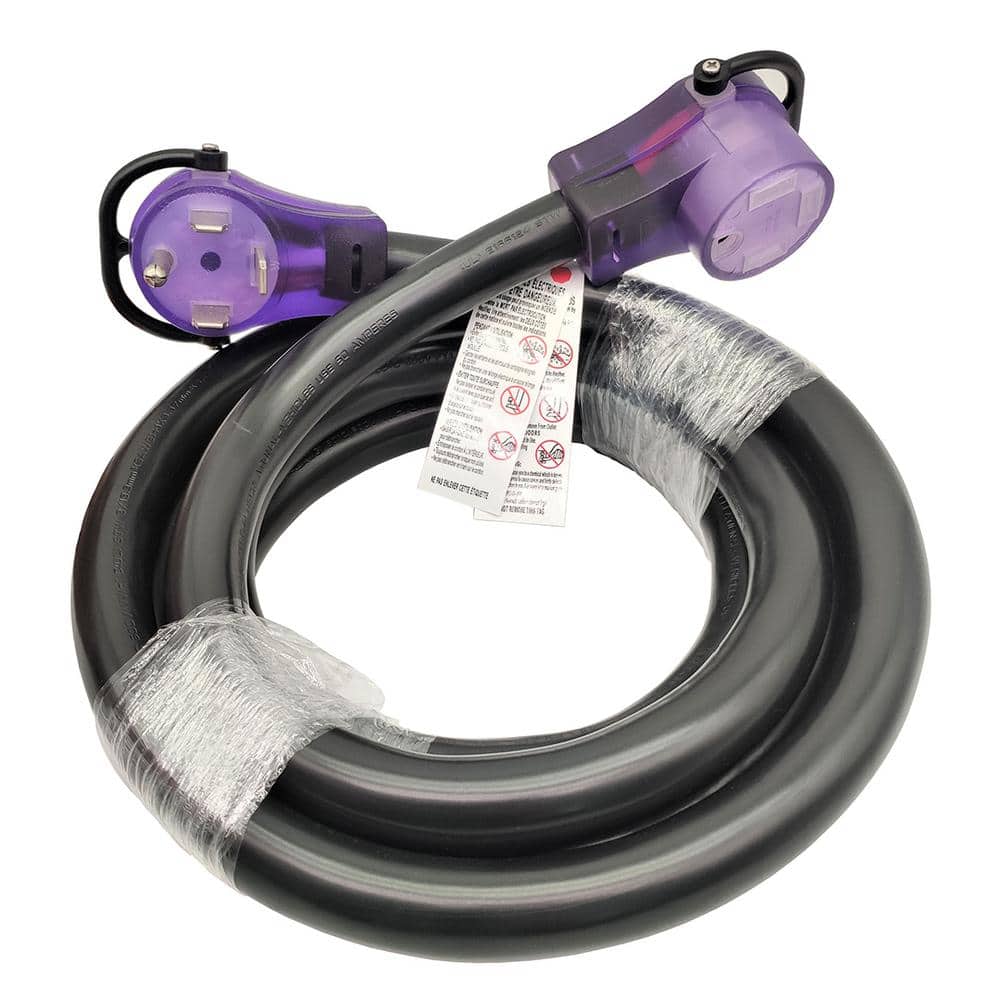 15 ft. STW 6/3 Plus 8/1 UL Listed Heavy-Duty RV/Generator NEMA 14-60 ExtensionCord 14-60P Male Plug to 14-60R Receptacle price history on PriceWatchPro