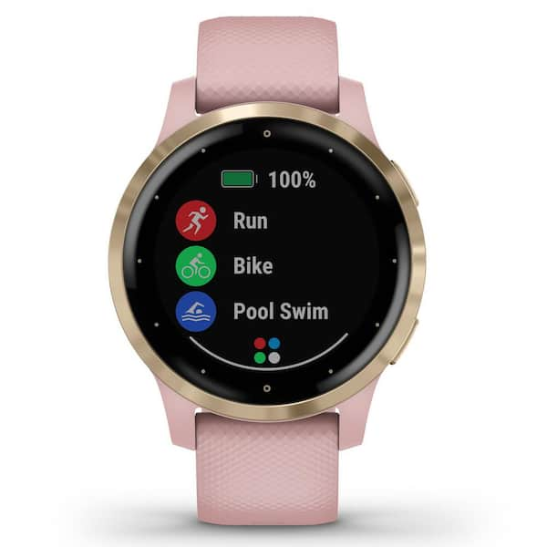 garmin vivoactive 4s gps dust rose smartwatch