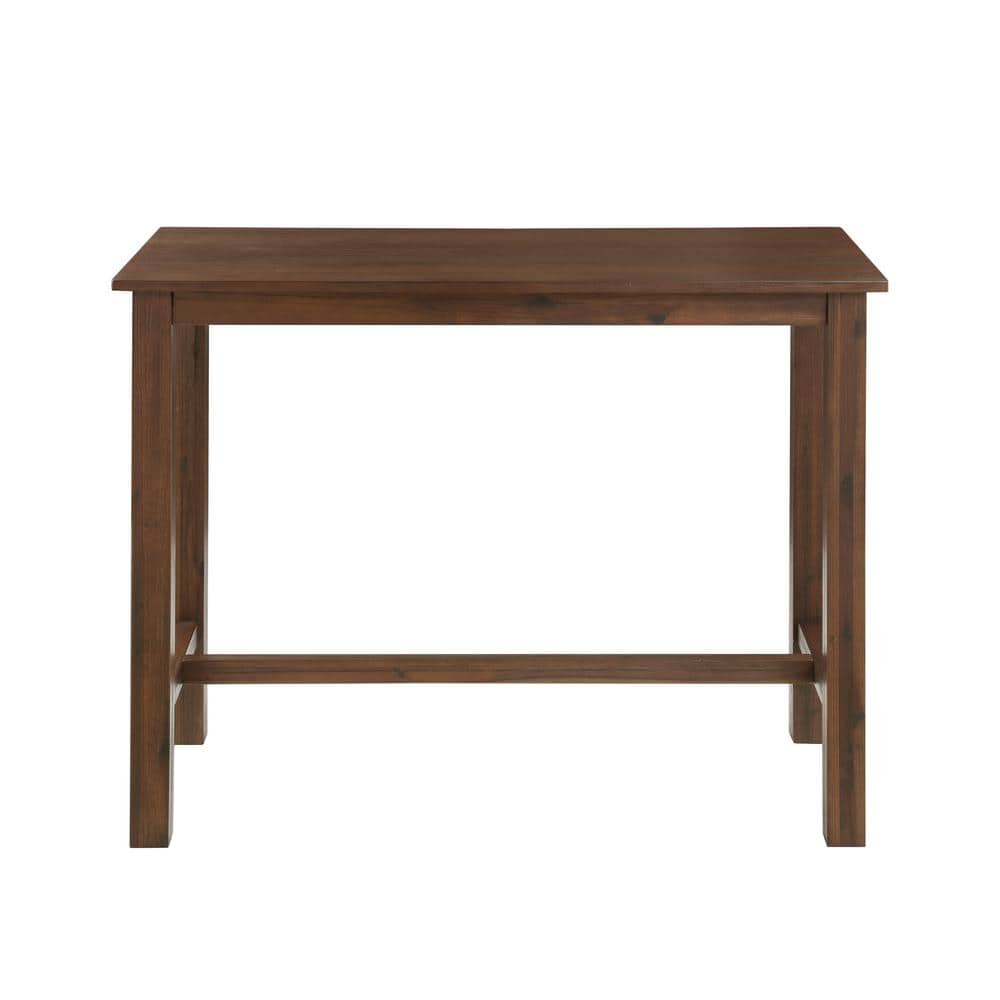 Rustic Reclaimed Wood Rectangular Counter Height Pub Table