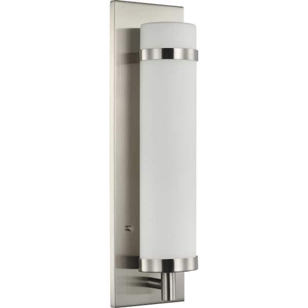 Progress Lighting Hartwick 1-Light Brushed Nickel Wall Sconce